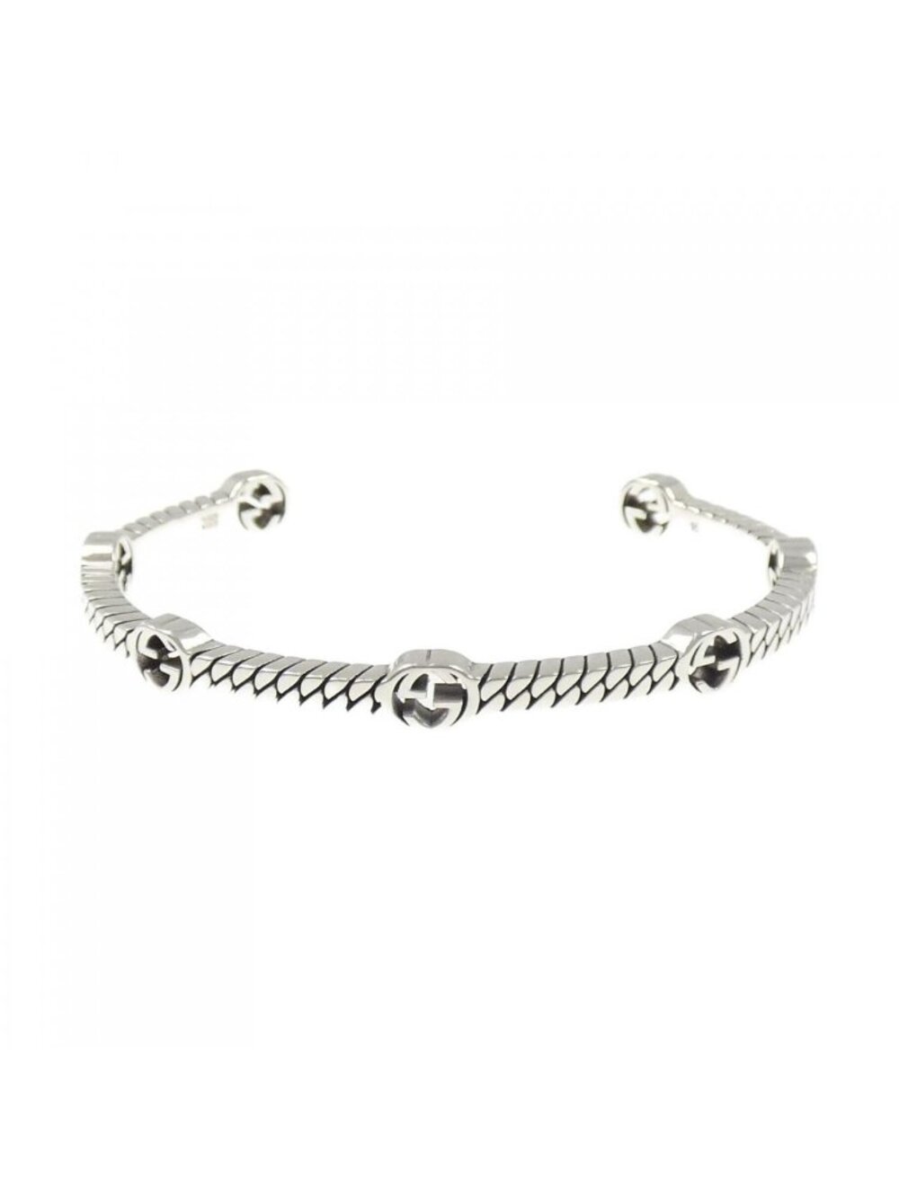 Gucci Interlocking G Slim Bangle Bracelet